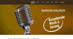 Desktop Screenshot of marionmaurer.ch